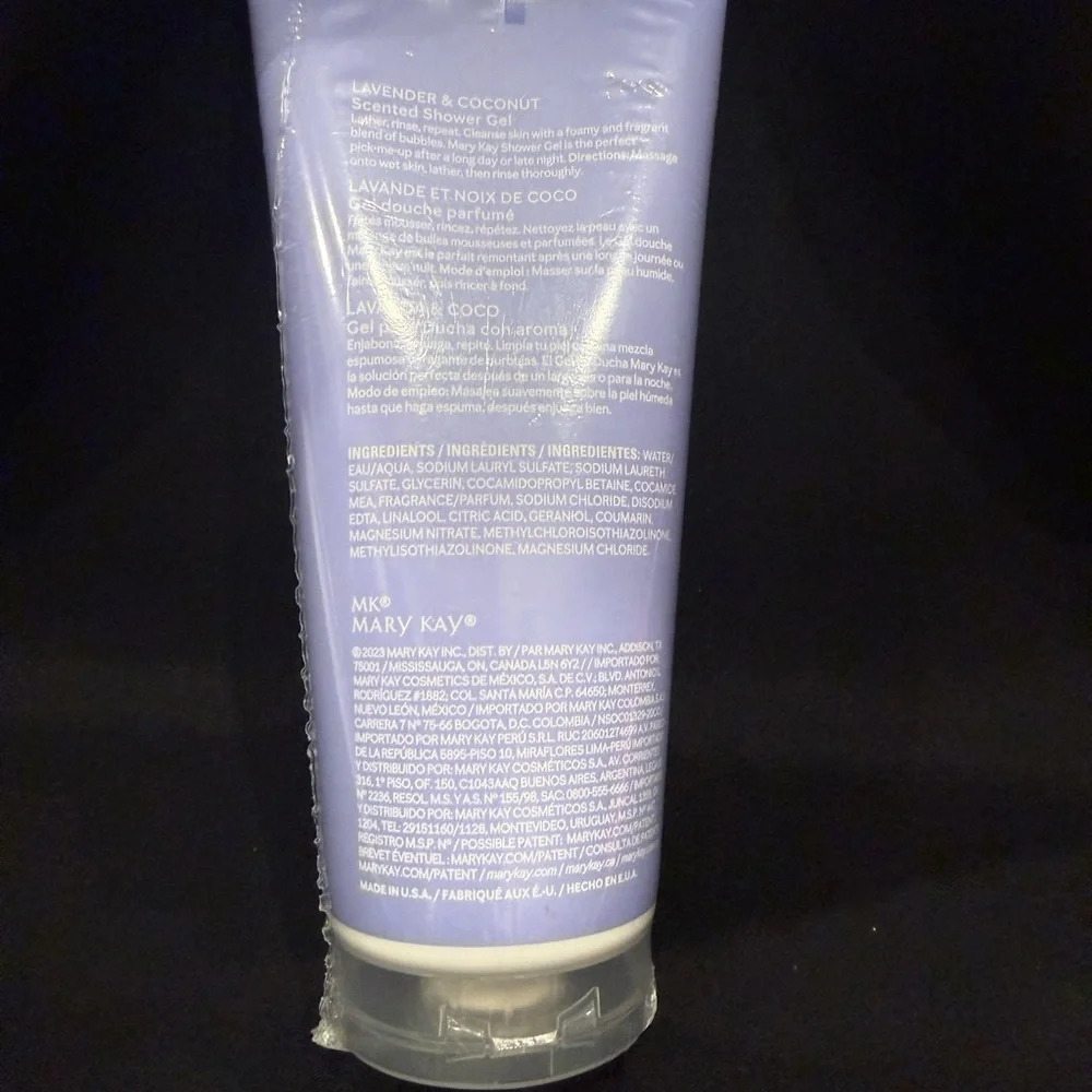 Mary Kay Lavender & Coconut Body Care Set Scented Body Lotion and Shower Gel